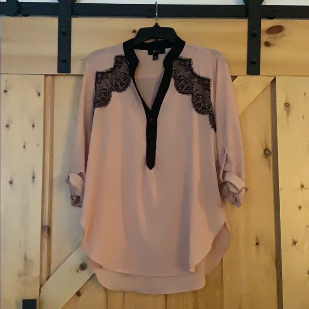 Pink Sheer Tunic